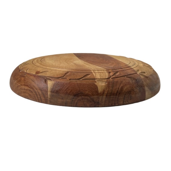Anthropologie Acacia Wood Bread Board Rustic Cheese & Charcuterie Serving Board - Picture 8 of 10